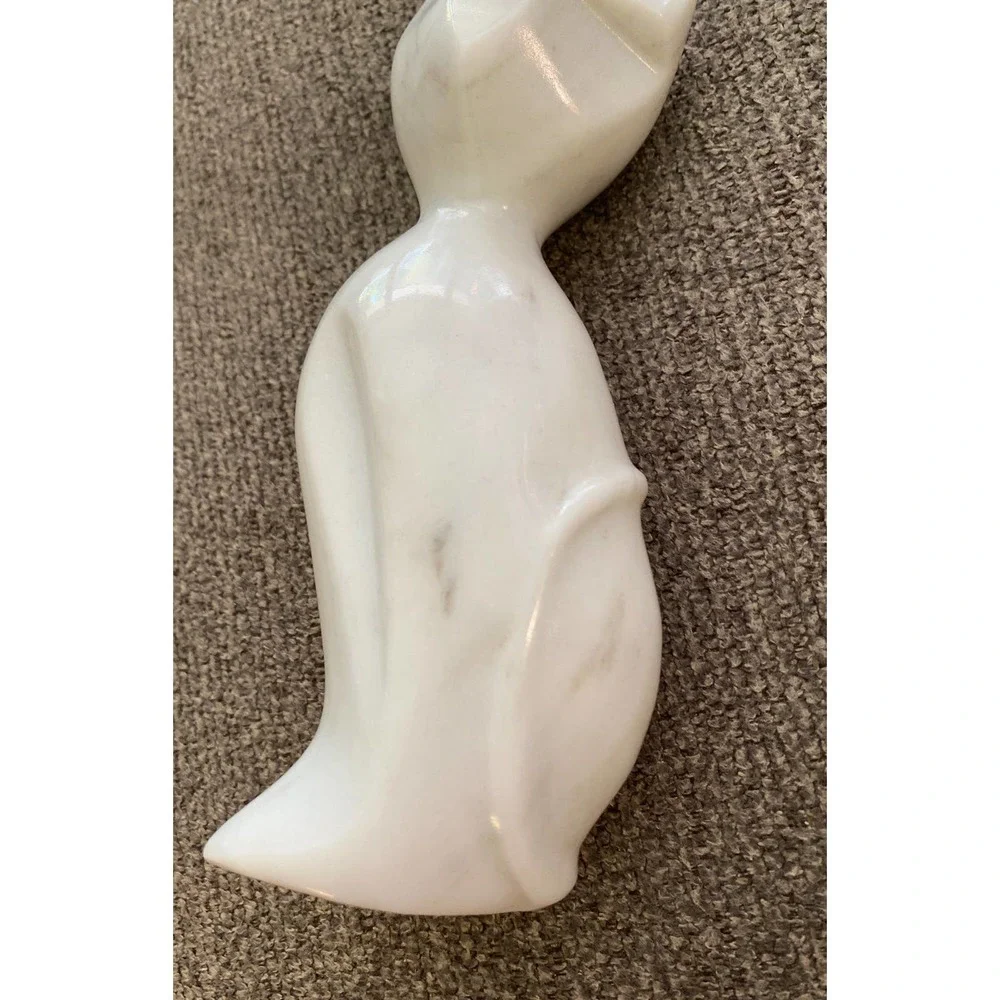 Vintage Sitting Cat Marble Figurine - Picture 3 of 9